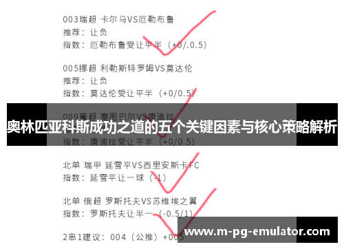 奥林匹亚科斯成功之道的五个关键因素与核心策略解析